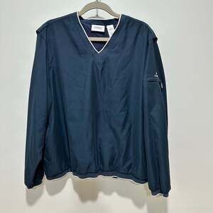 LizGolf by Liz Claiborne Black V-Neck Pullover Windbreaker